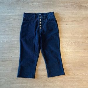 Lucky Brand High Waisted Corduroy Capri Jeans